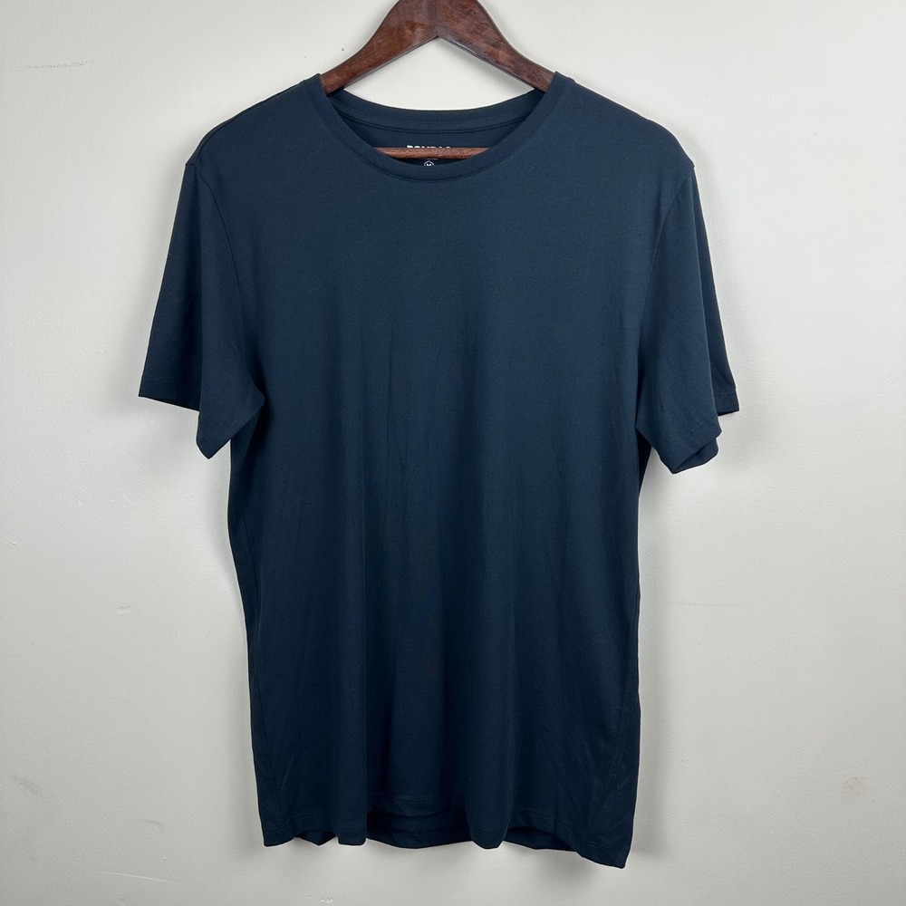 Bombas Men's Medium Pima Cotton T-Shirt Black Crew Neck Short Sleeve NWOT